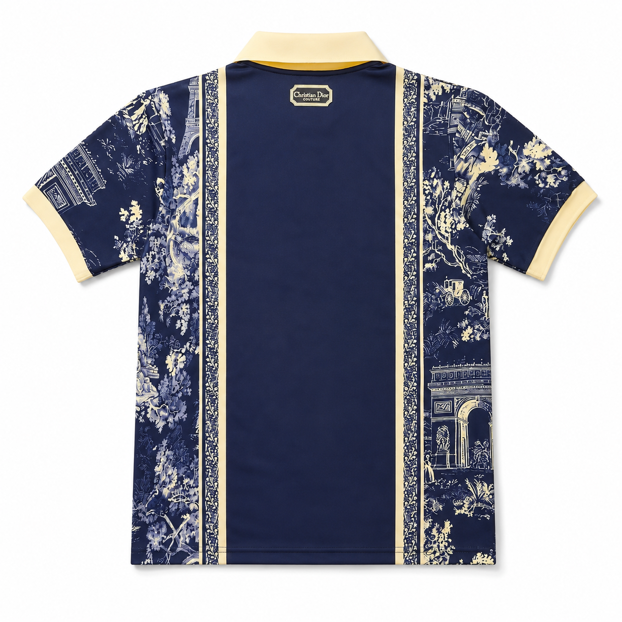 Polo Style PSG x Dior x Air Jordan Bleu Marine & Beige – Design Paris Luxe Homme