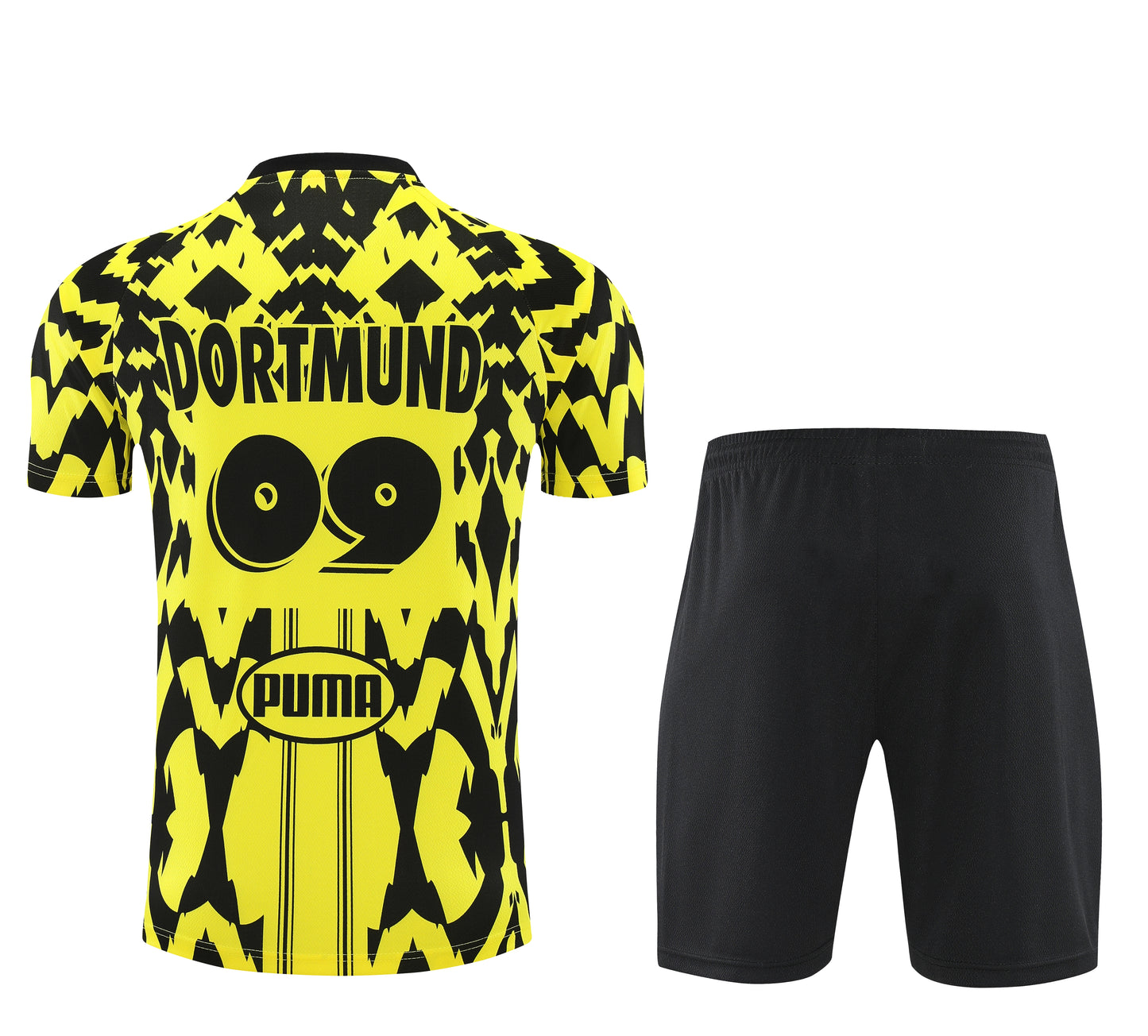 Ensemble jaune/noir T-shirt + short Dortmund 2025-2026