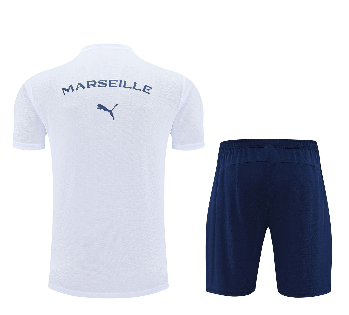 Ensemble T-shirt + short blanc Olympique de Marseille 2025-2026