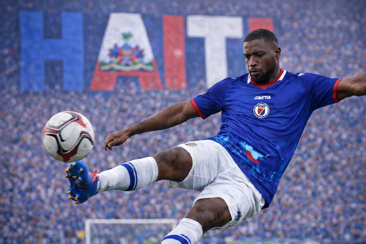 Maillot Haïti Domicile Bleu – Football Officiel SAETA🇭🇹 2026-2027