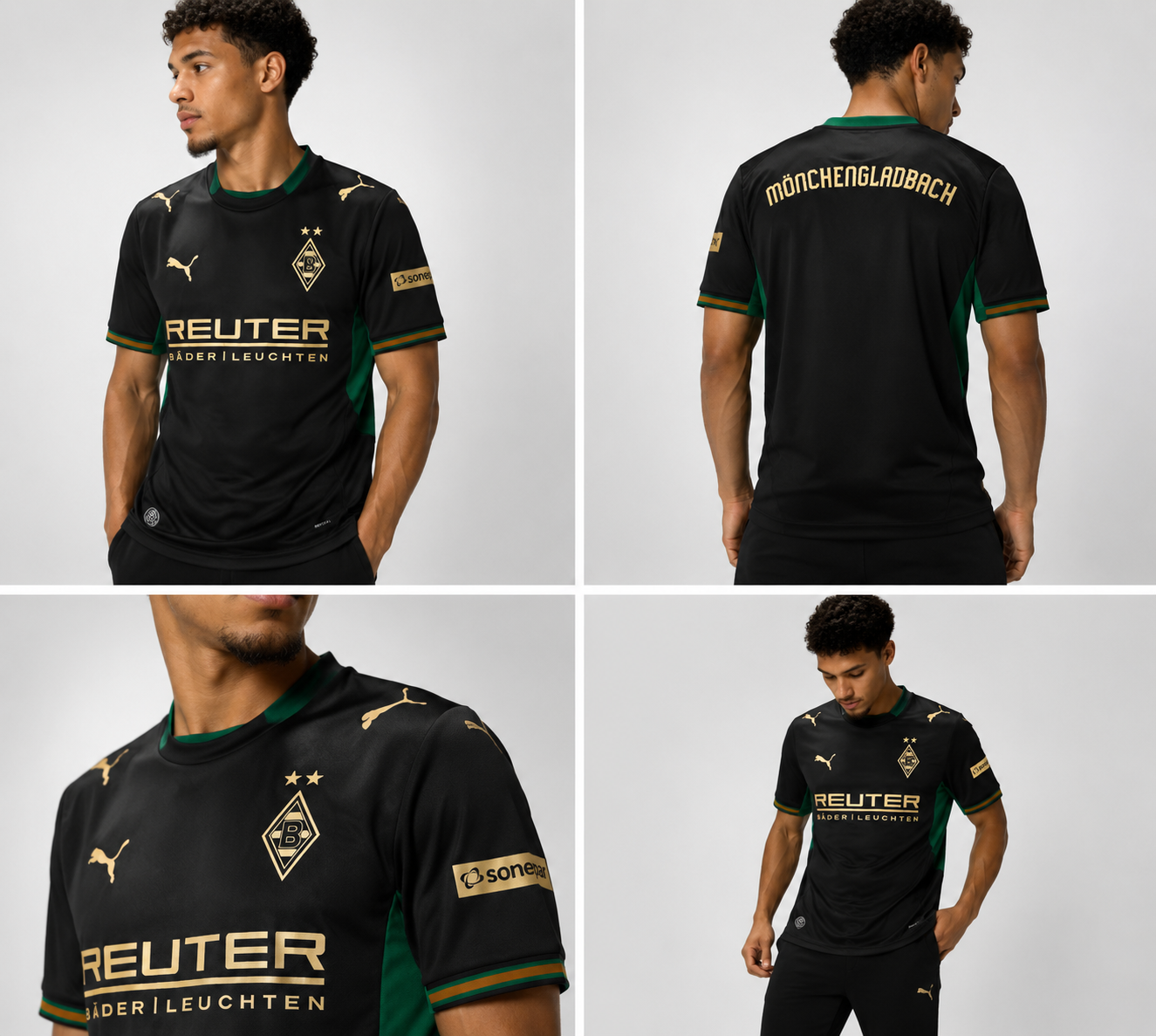 Maillot Extérieur Borussia Mönchengladbach 2026/2027 Noir Vert | FIFAFOOT