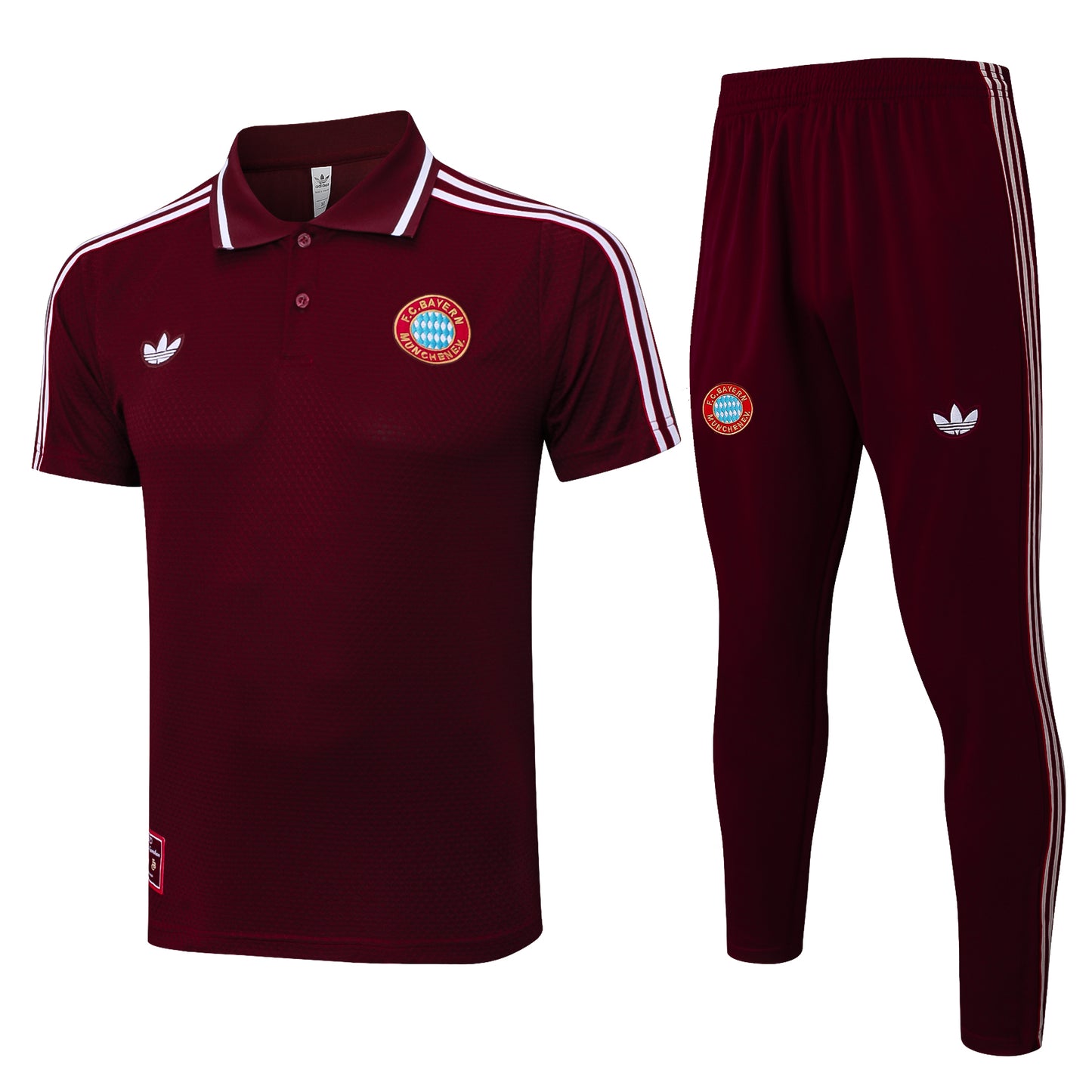 Ensemble Polo Vintage bordeaux Bayern Munich 2025-2026