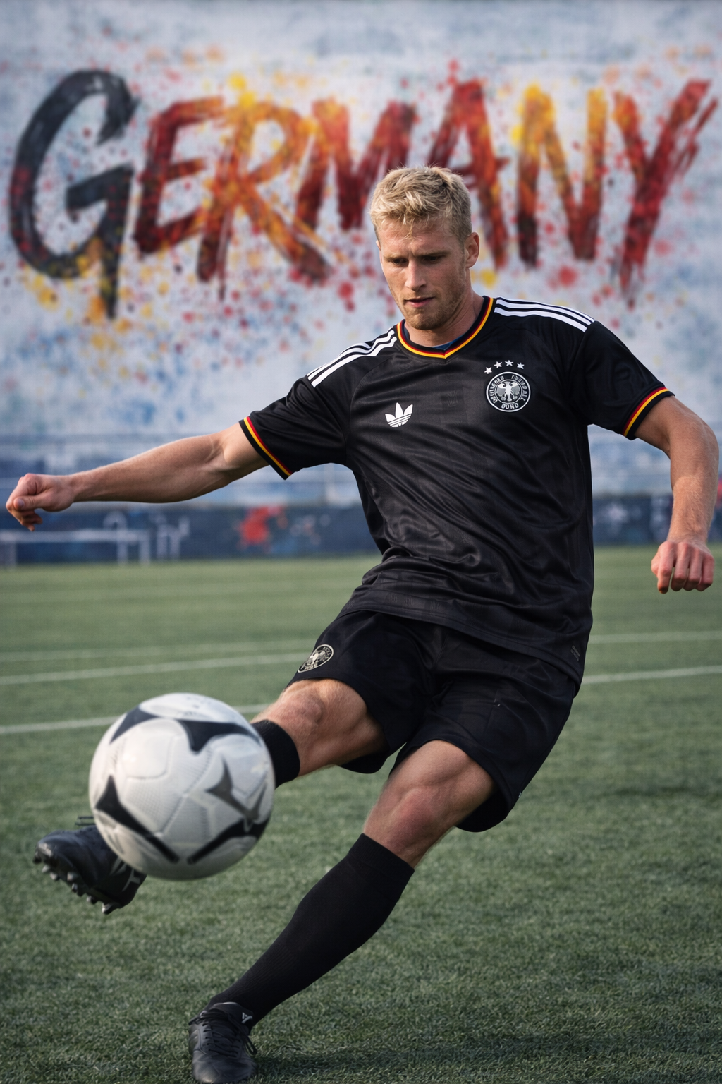 Maillot d’Entraînement Allemagne 🇩🇪 2026/2027 Noir – Adidas | FIFAFOOT