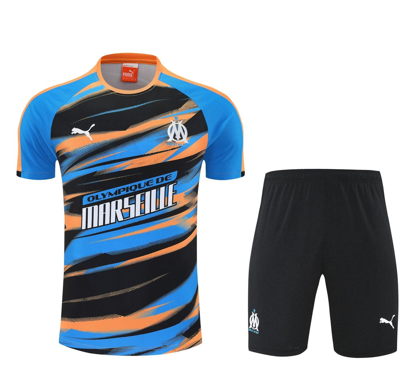 Ensemble orange édition 13 T-shirt + short  Olympique de Marseille 2025-2026
