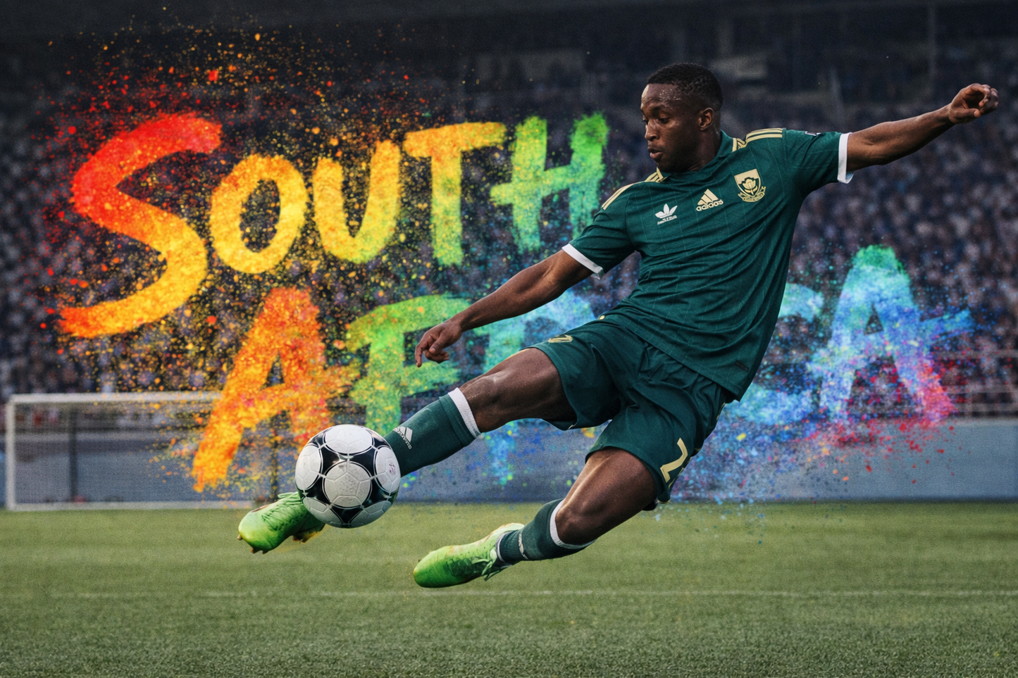 Maillot Extérieur Afrique du Sud 2026-2027 🇿🇦 – Jersey Officiel Away Vert | FIFAFOOT
