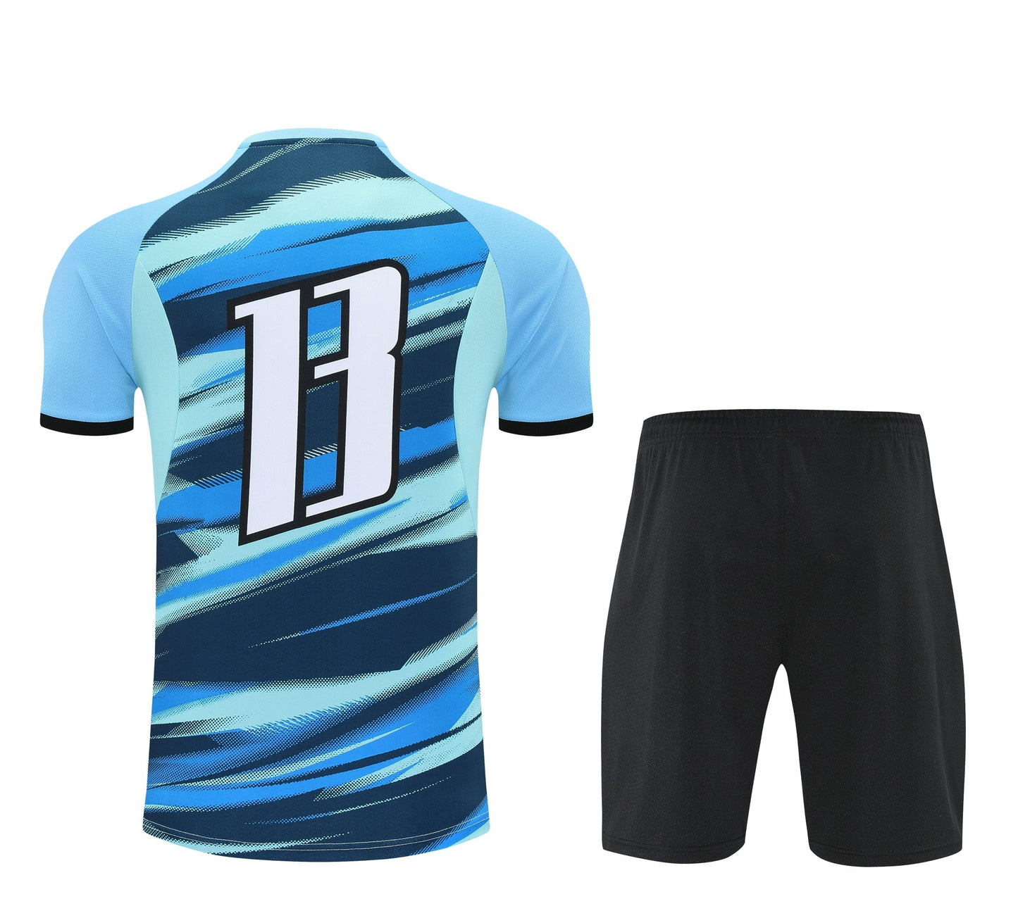 Ensemble bleu ciel édition 13 T-shirt + short Olympique de Marseille 2025-2026
