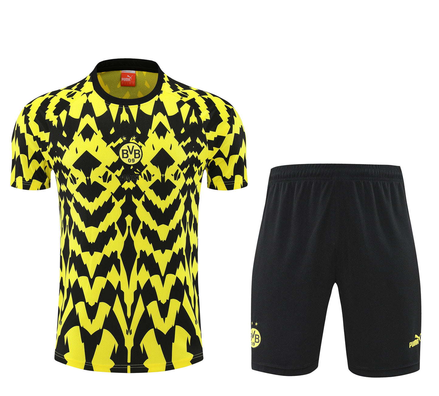 Ensemble jaune/noir T-shirt + short Dortmund 2025-2026