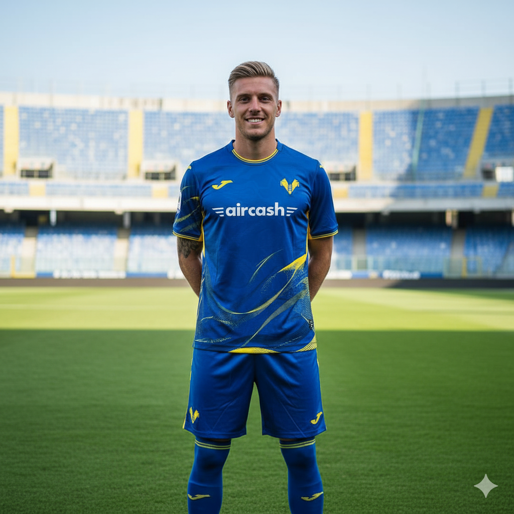 Maillot Domicile Hellas Verona FC 2025-2026