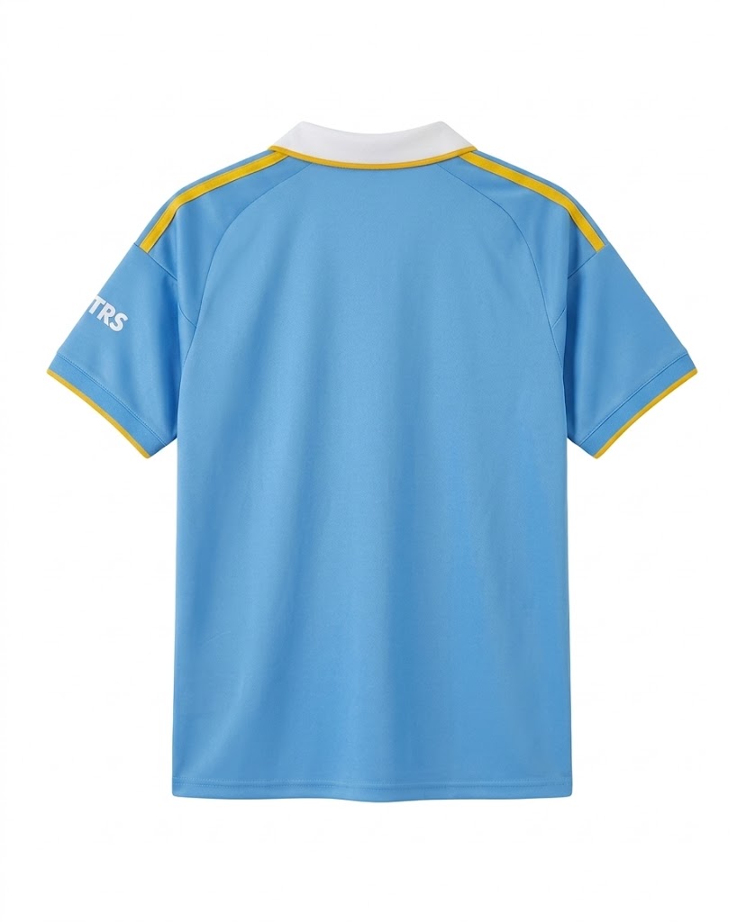 Maillot Third Como 1907 2026-2027 Bleu Ciel & Jaune