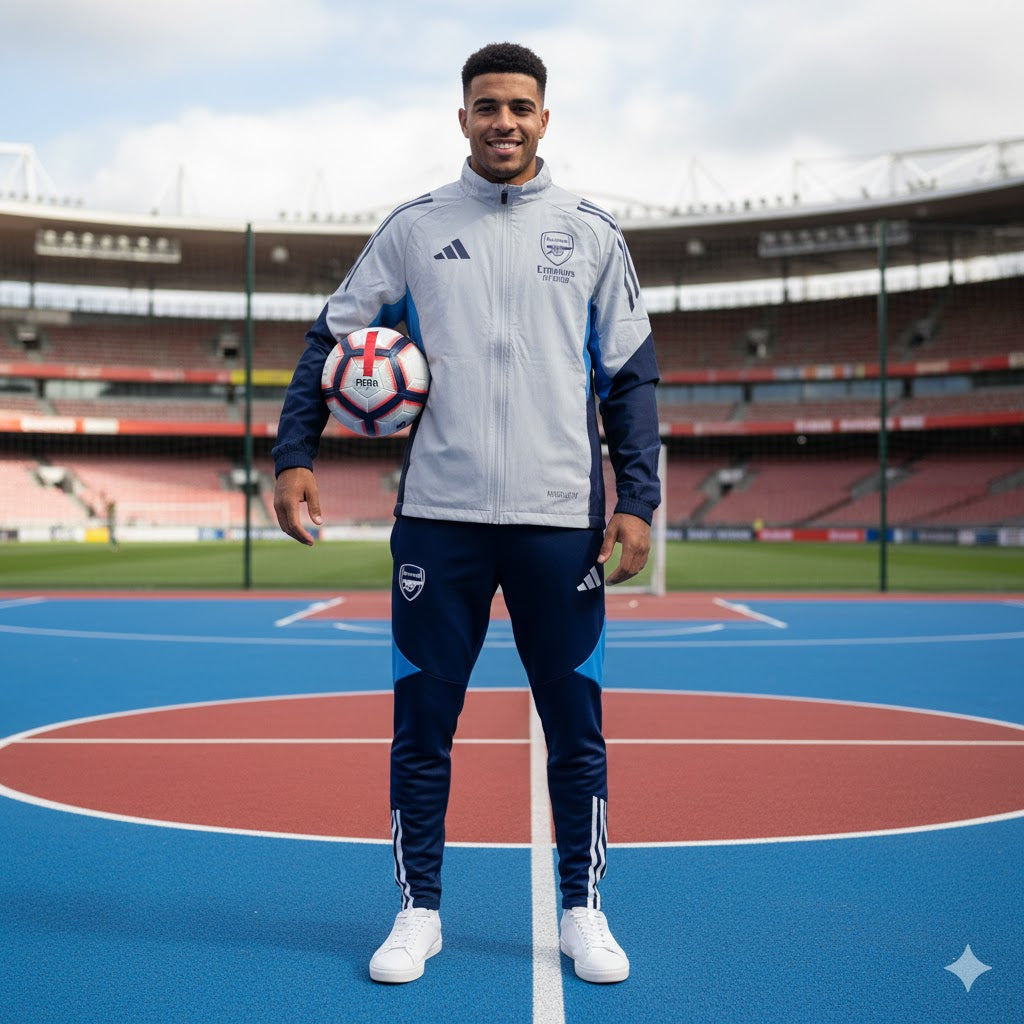 Survetement entrainement Bleu-Gris Arsenal FC 2025-2026