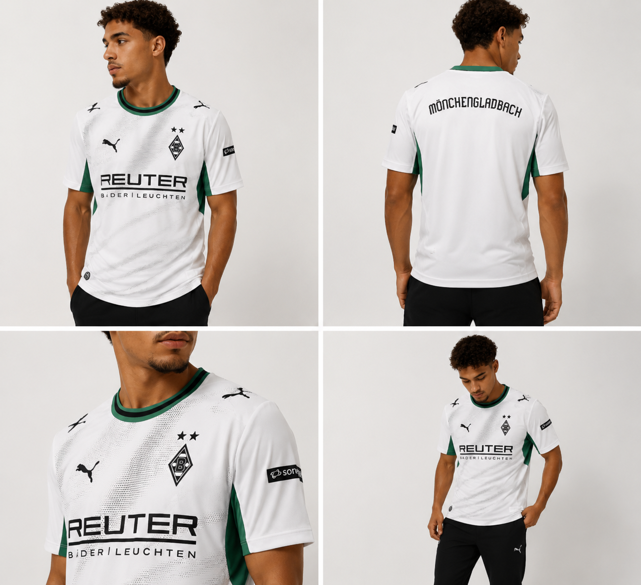 Maillot Domicile Borussia Mönchengladbach 2026/2027 Blanc Vert | FIFAFOOT