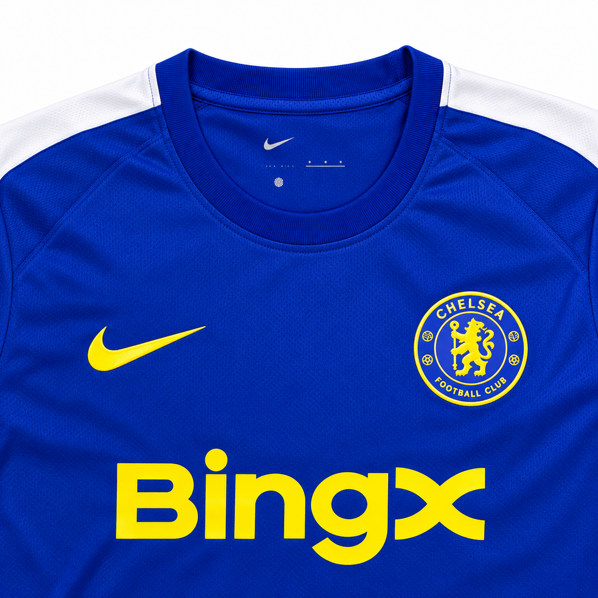 Maillot Chelsea pré-match bleu 2026-2027 — detail