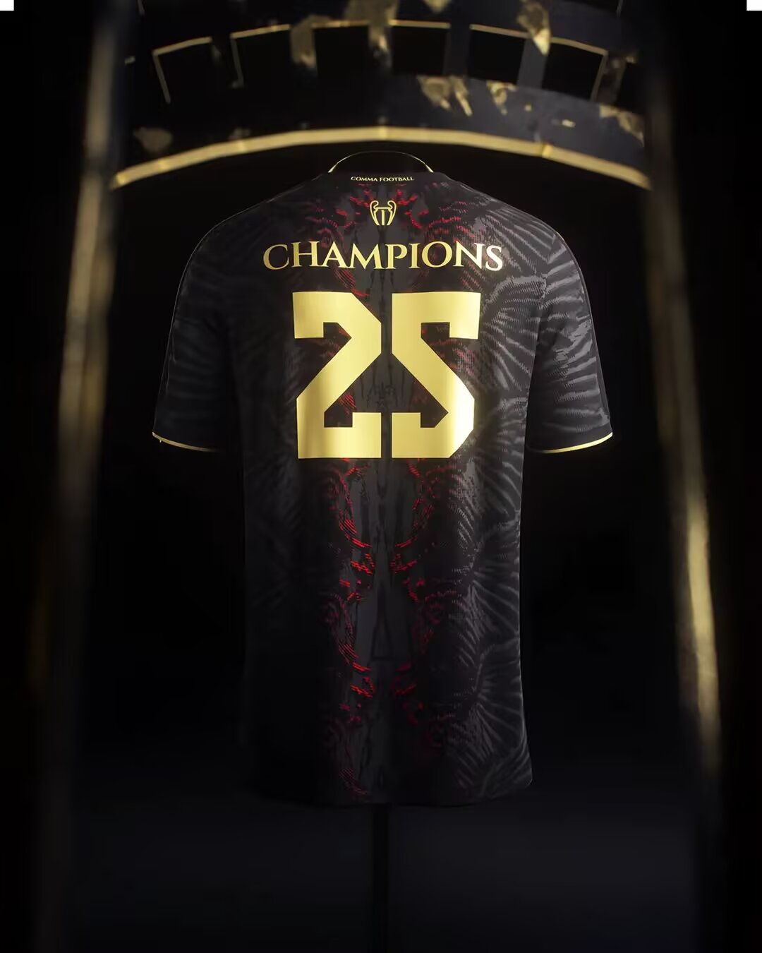 Maillot concept noir Champion PSG 2025-2026