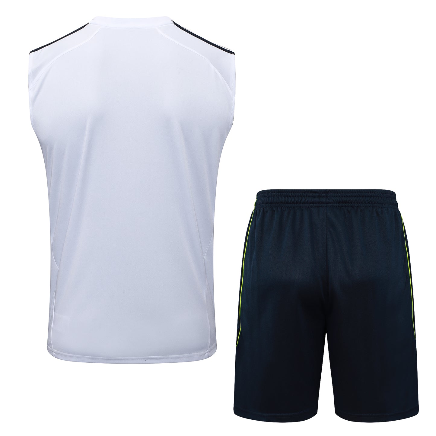 Ensemble débardeur + short blanc Real Madrid 2025-2026