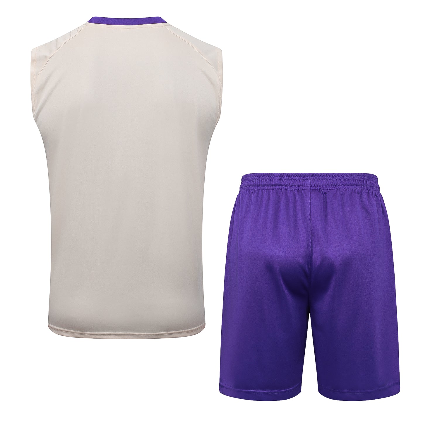 Ensemble débardeur + short beige Real Madrid 2025-2026