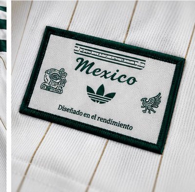 Mexique maillot rétro blanc 2026/27 – hem