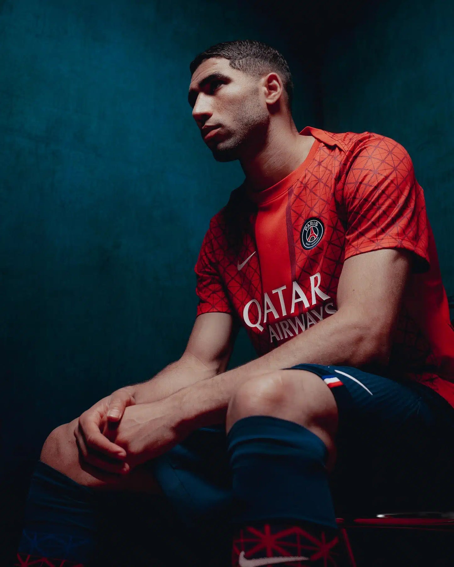 Maillot Pré-match rouge PSG 2025-2026