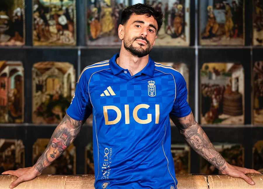 Maillot Domicile Real Oviedo 2025-2026