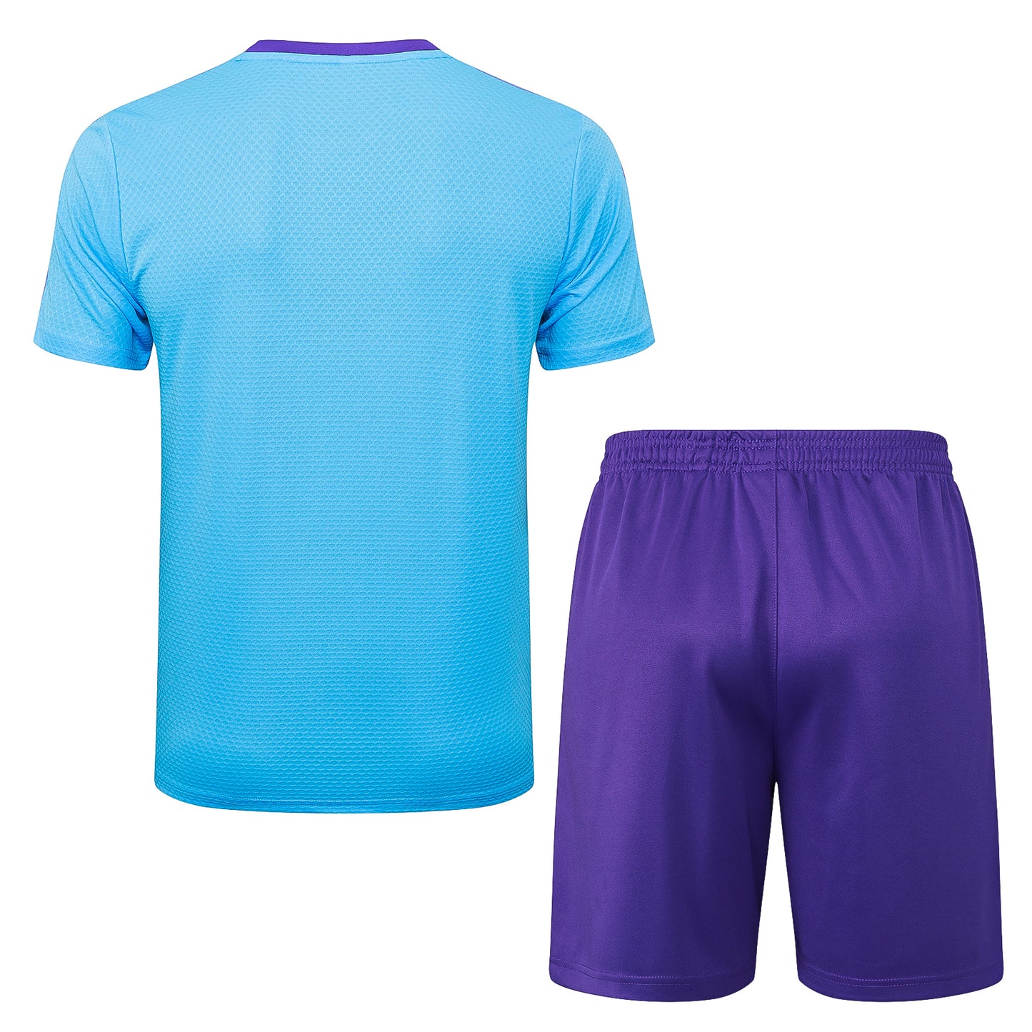 Ensemble T-shirt + short bleu turquoise Real Madrid 2025-2026