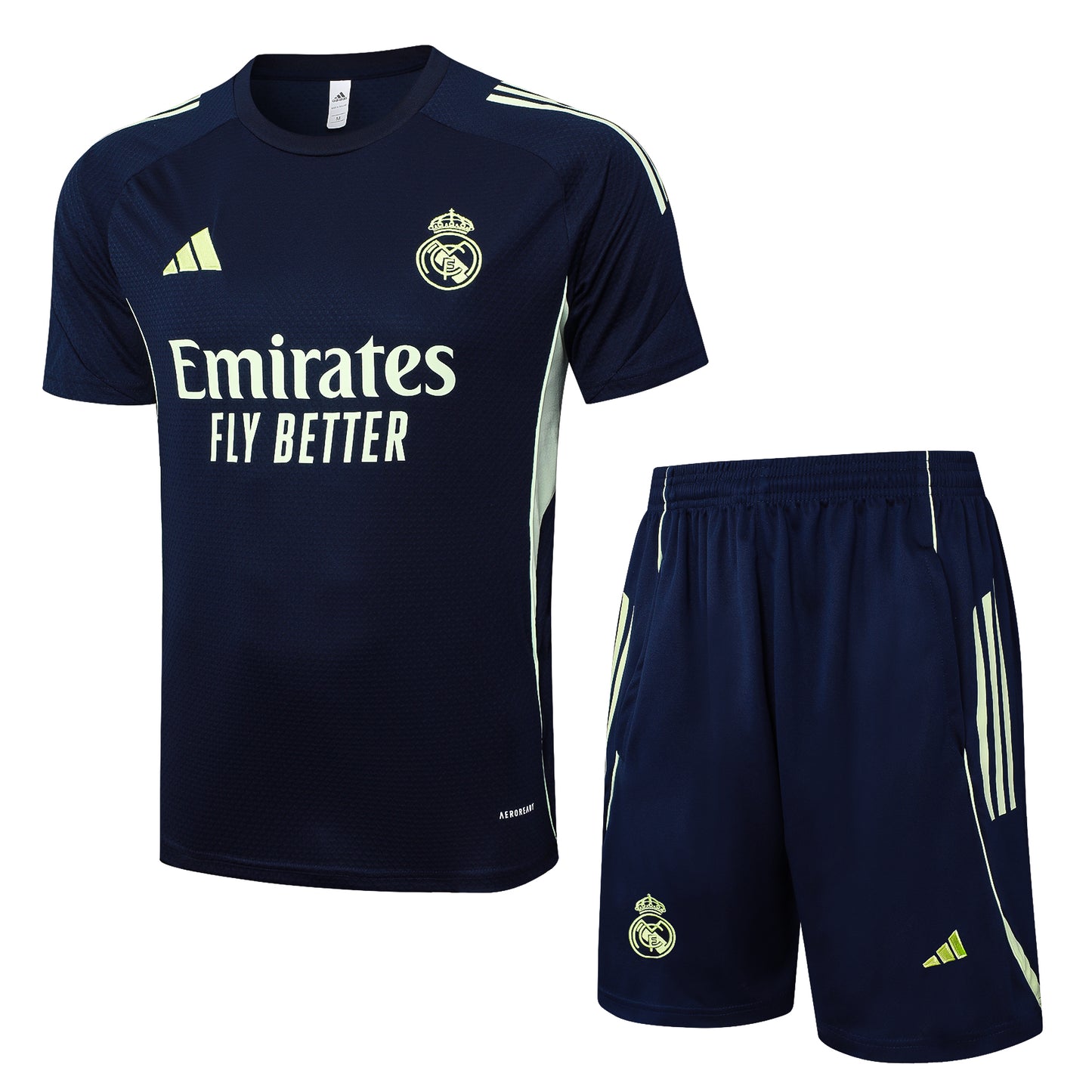 Ensemble T-shirt + short bleu marine Real Madrid 2025-2026