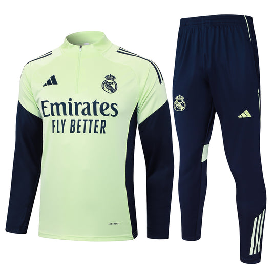 Survetement FLY EMIRATES vert pastel Real Madrid 2025-2026
