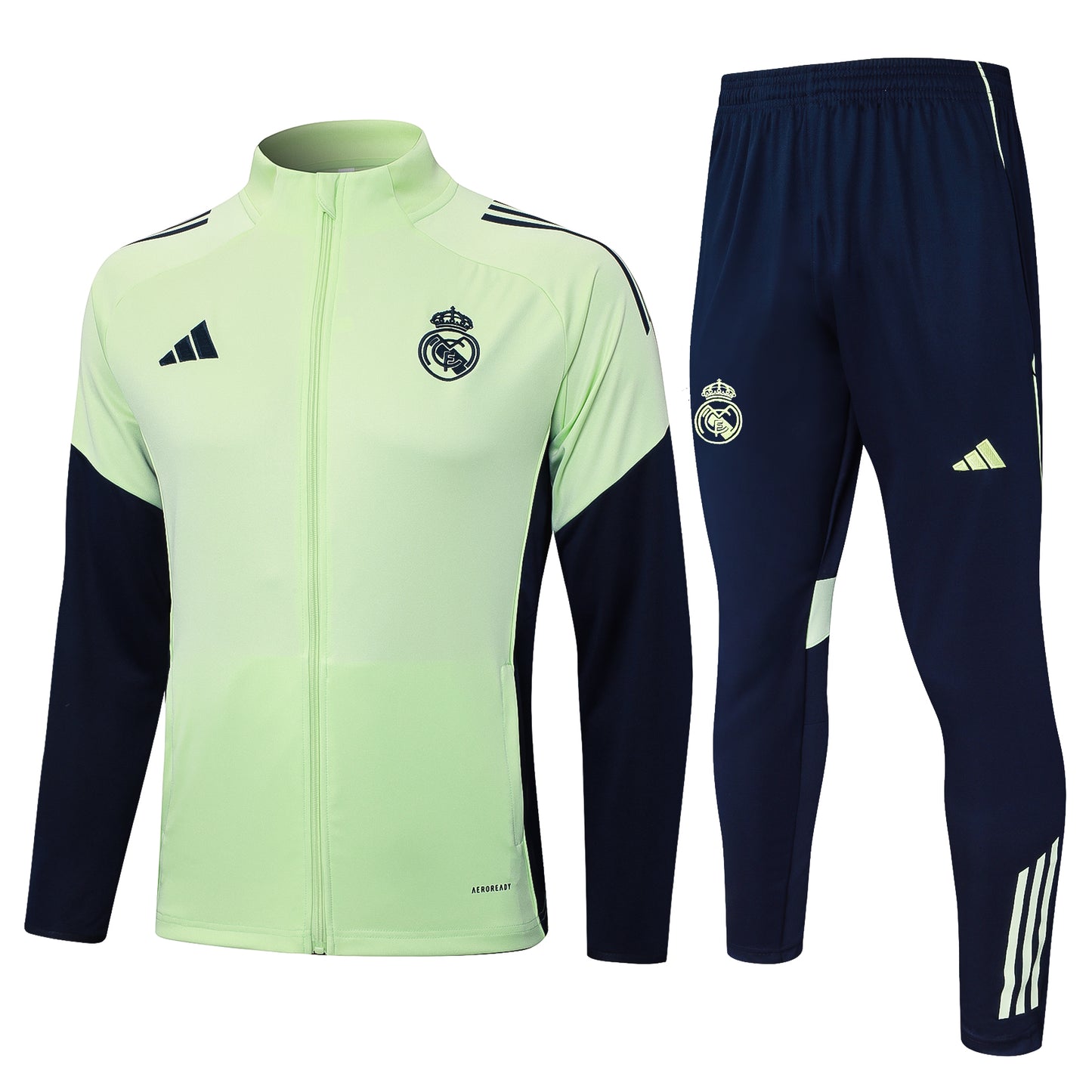 Survetement vert pastel Real Madrid 2025-2026