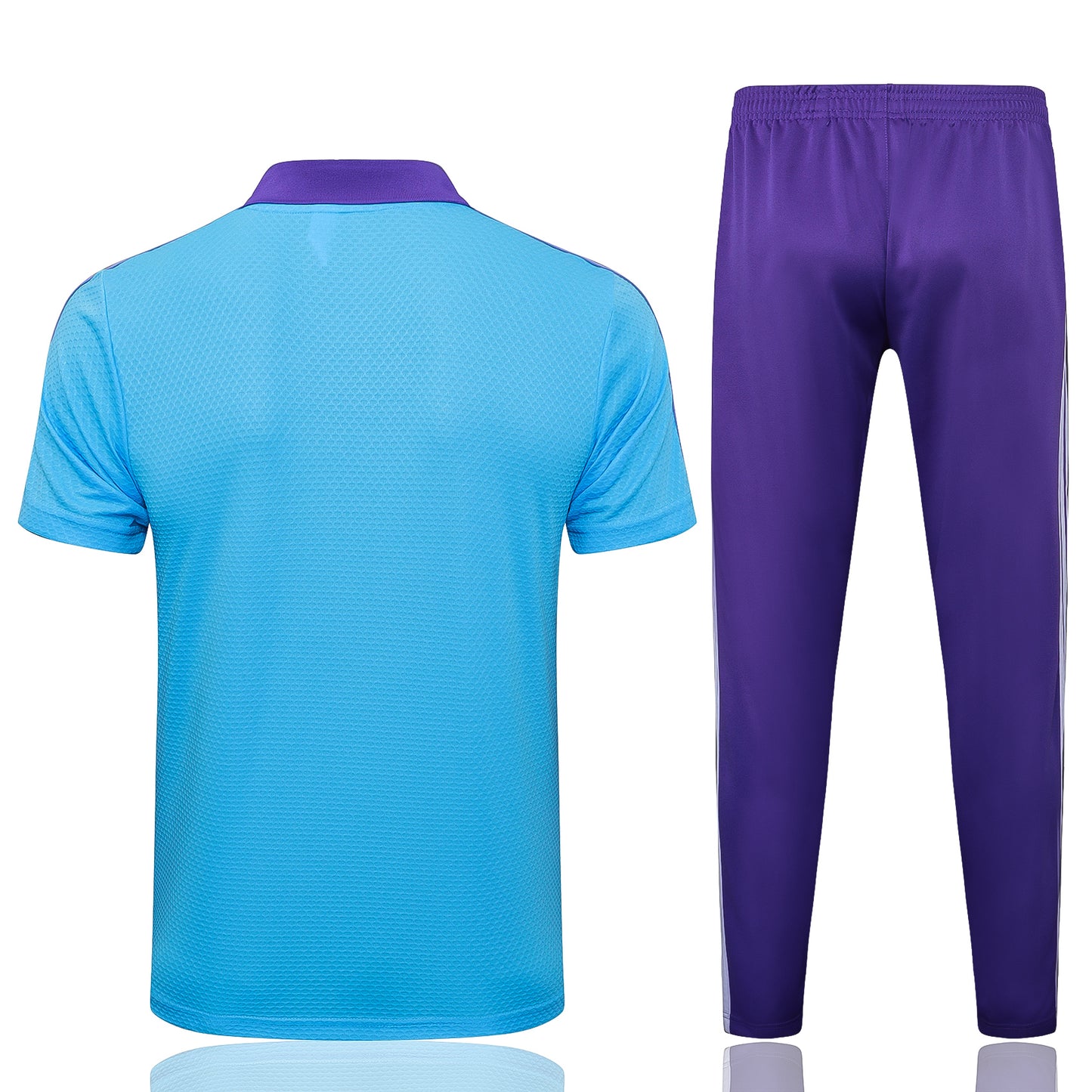 Ensemble Polo bleu turquoise Real Madrid 2025-2026