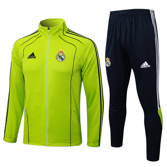 Survetement jaune fluo Real Madrid 2025-2026