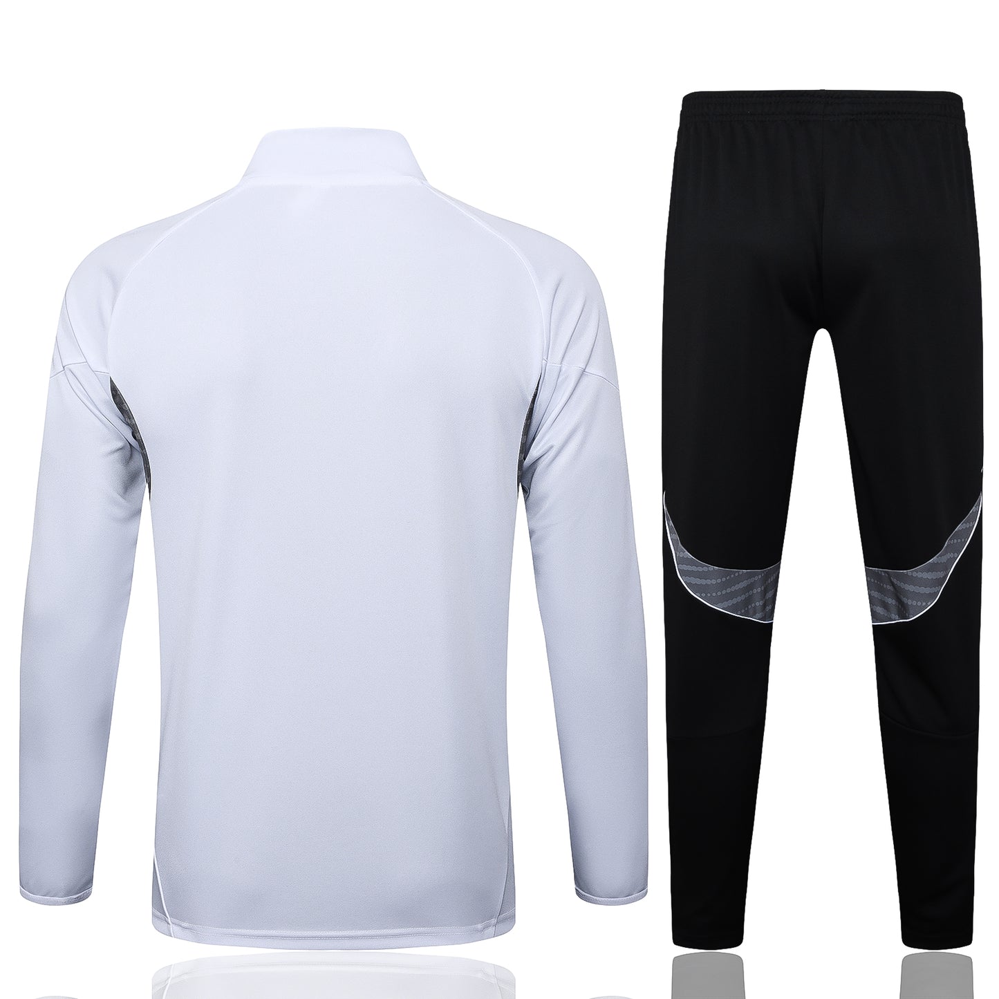 Survetement blanc/noir Real Madrid 2025-2026