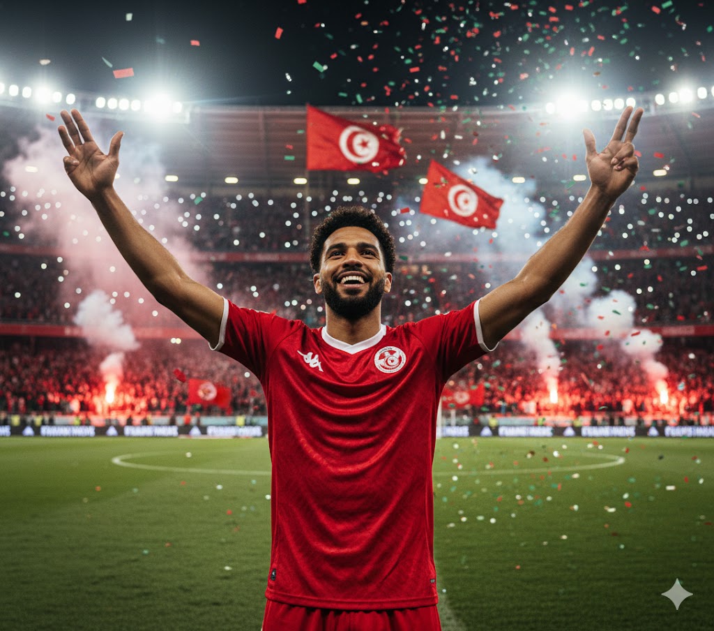 Maillot Domicile Tunisie 2025-2027