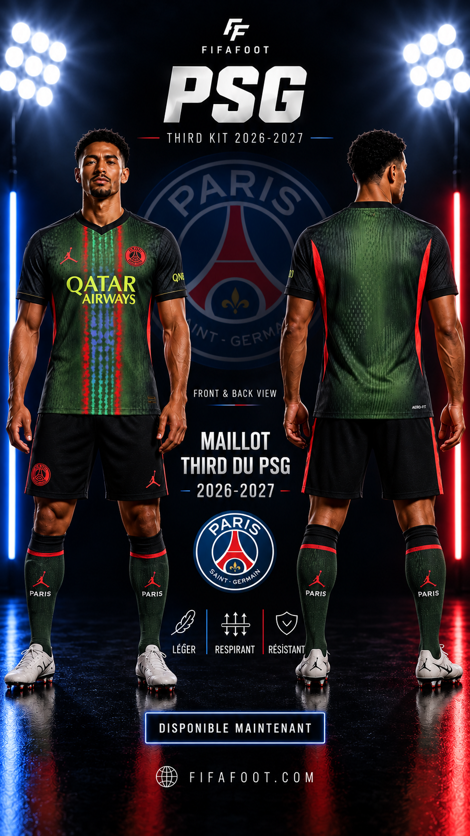 Maillot PSG Third 2026-2027 – Paris Saint-Germain