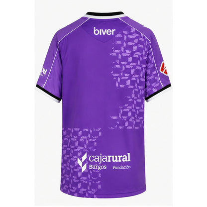 Maillot third Burgos CF 2026-2027 violet vue de dos sur fond blanc