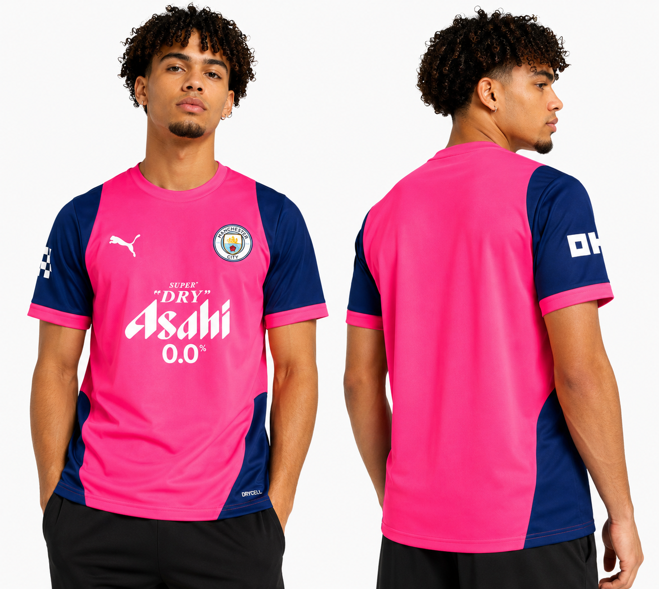 Maillot Entraînement Manchester City 2026-2027 – Rose & Bleu Marine