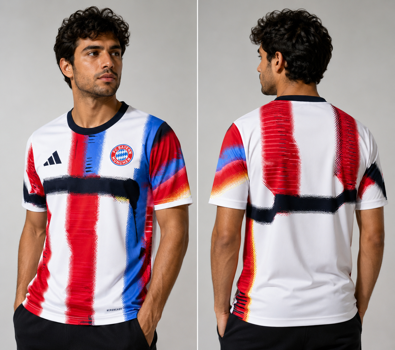 Maillot Pré-Match Bayern Munich 2026/2027 Blanc Homme