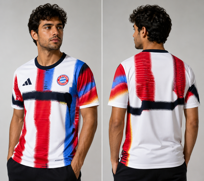 Maillot Pré-Match Bayern Munich 2026/2027 Blanc Homme