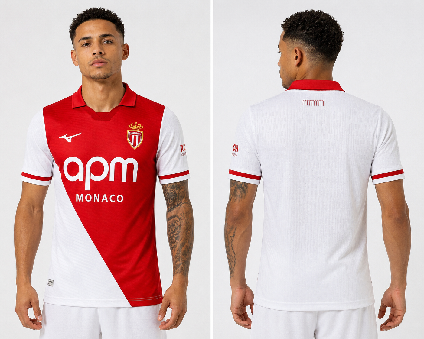 Maillot AS Monaco Domicile 2026-2027 Rouge Blanc – Jersey Football Monaco
