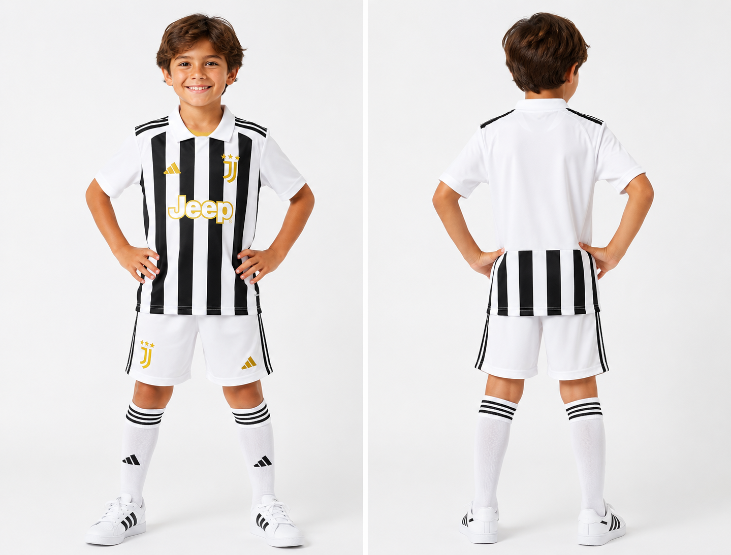 Maillot Domicile Juventus Turin 2026-2027 Noir Blanc & Or