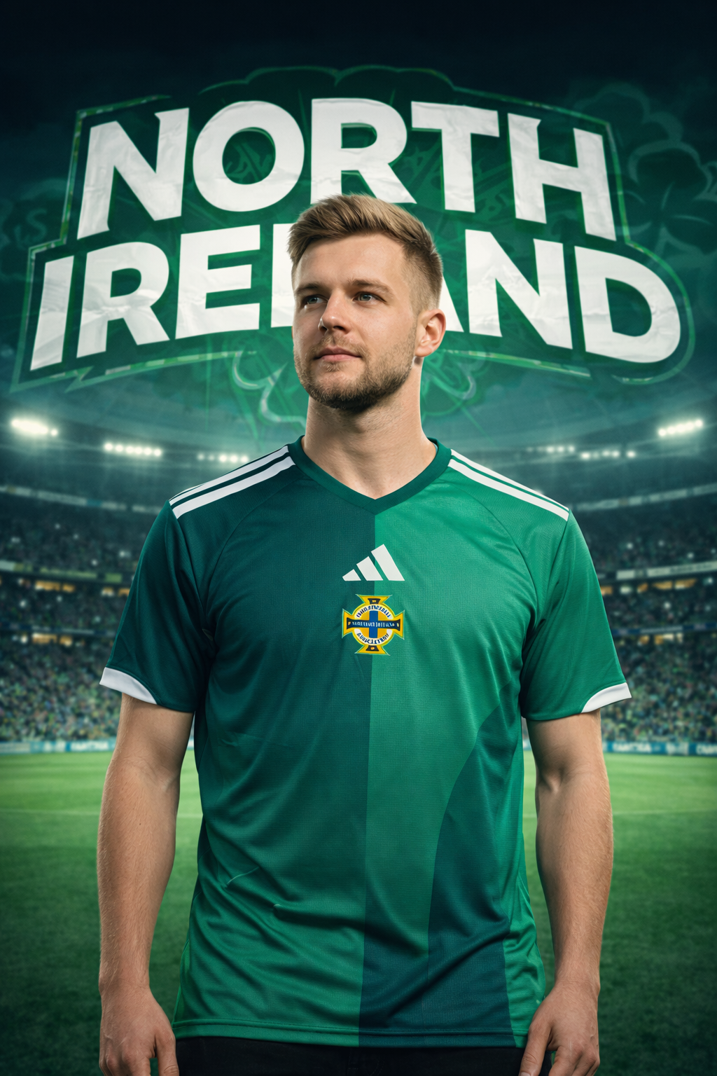 Maillot Irlande du Nord Domicile Vert 2026/2027 🇬🇧 – Northern Ireland Jersey | FIFAFOOT