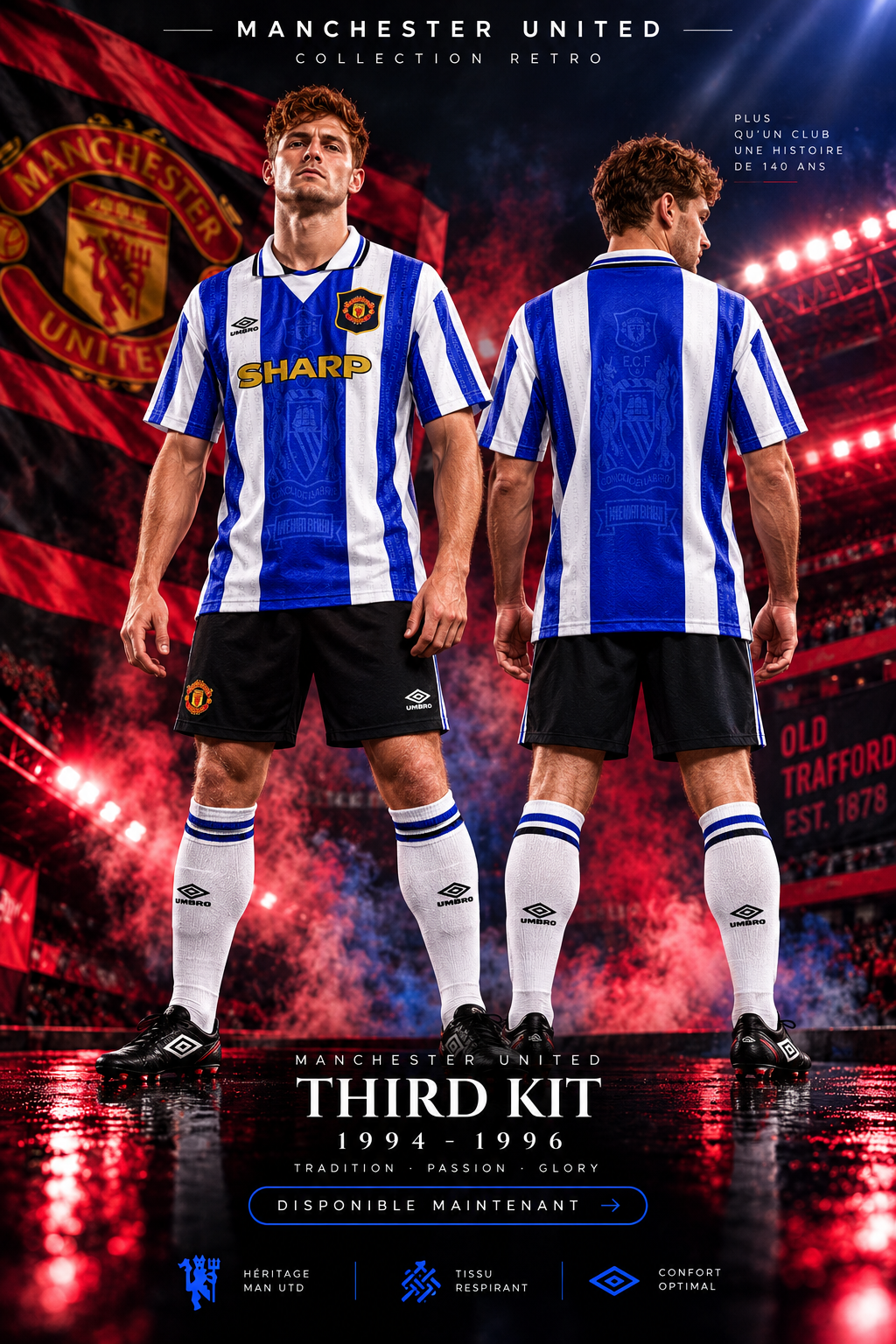 Maillot Rétro Manchester United Third 1994-1996