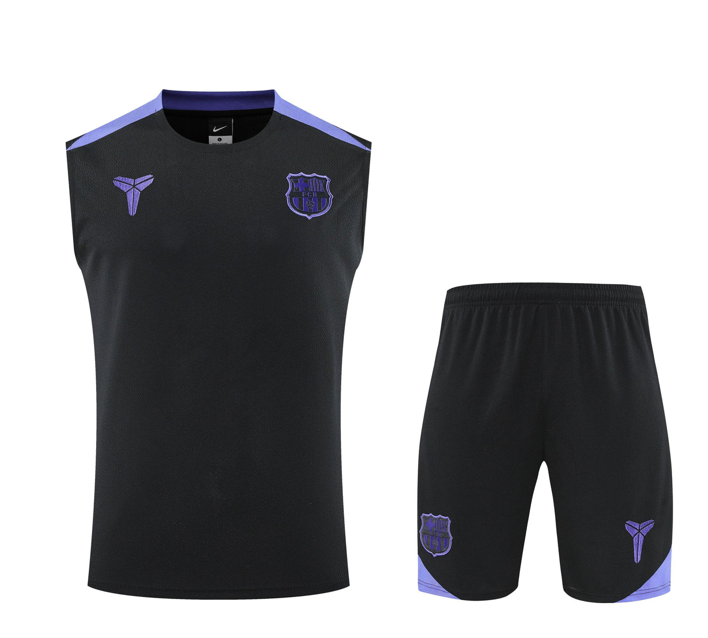 Ensemble débardeur + short noir FC Barcelone 2025-2026