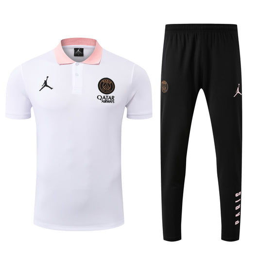 Ensemble Polo blanc/rose PSG 2025-2026