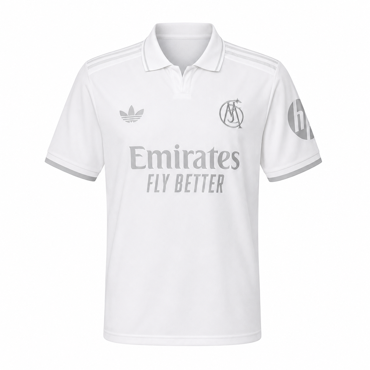 Maillot Commémoratif Real Madrid 125 Ans 2026-2027 – Blanc & Argent
