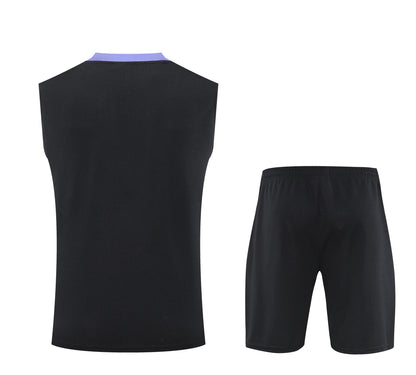 Ensemble débardeur + short noir FC Barcelone 2025-2026