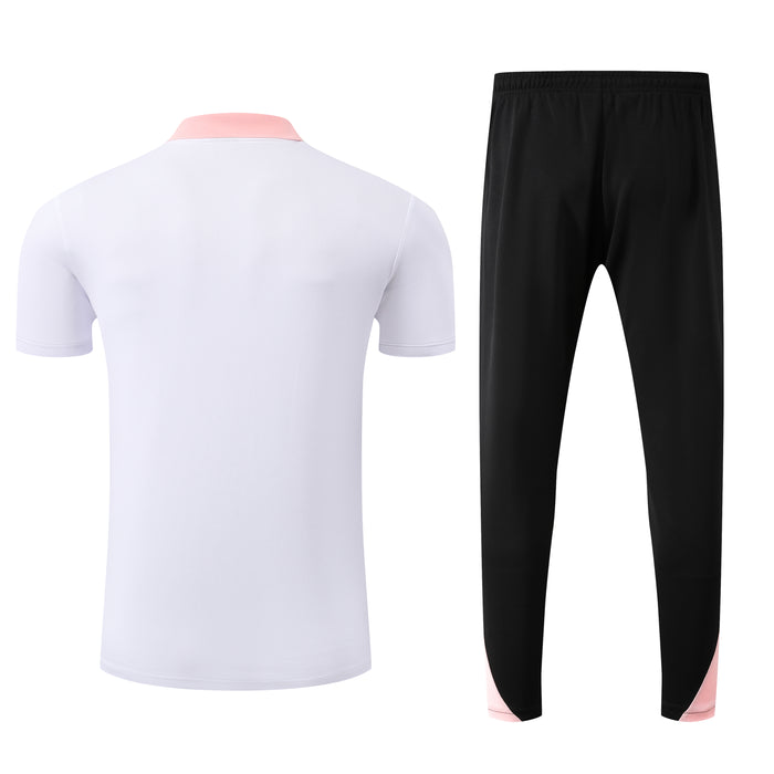 Ensemble Polo blanc/rose PSG 2025-2026