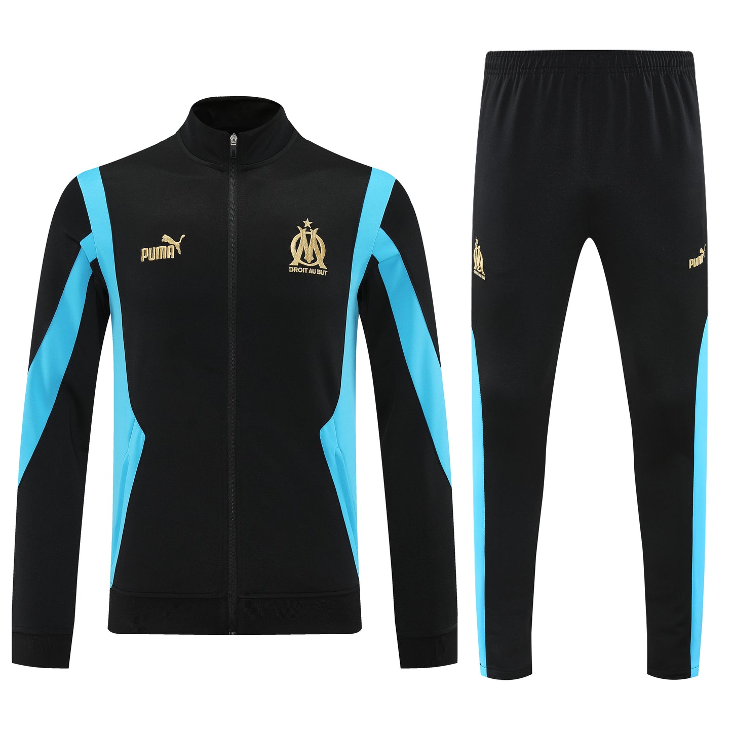 Survetement noir Olympique de Marseille 2025-2026