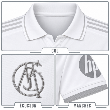 Maillot Commémoratif Real Madrid 125 Ans 2026-2027 – Blanc & Argent — details