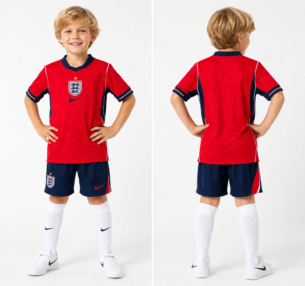Maillot Angleterre Extérieur Rouge 2026/2027 🏴󠁧󠁢󠁥󠁮󠁧󠁿 – Jersey Football Vintage Premium Enfant & Adulte