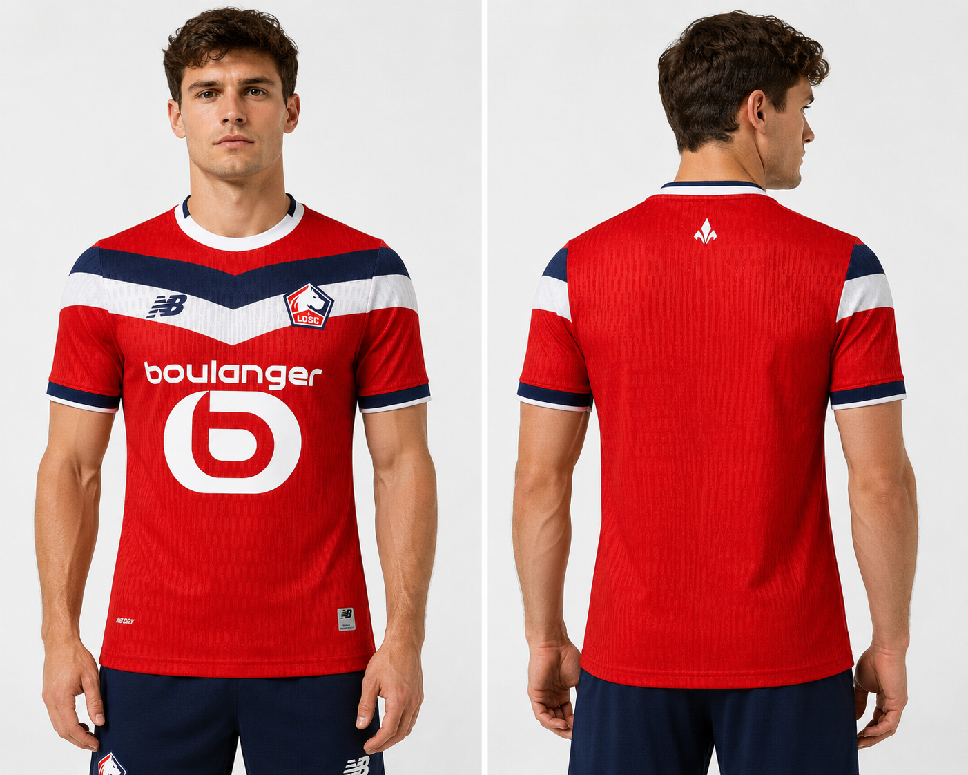Maillot Lille LOSC Domicile 2026-2027 Rouge Football Homme
