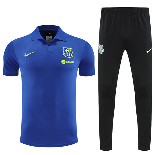 Ensemble Polo bleu FC Barcelone 2025-2026