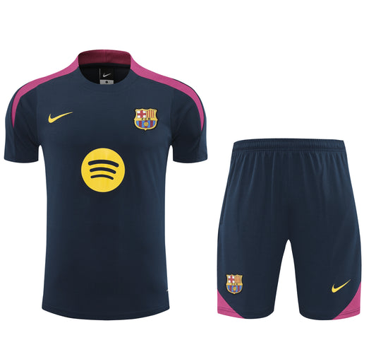 Ensemble bleu marine T-shirt + short FC Barcelone 2025-2026